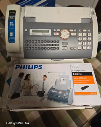 Fax telefono con toner di ricambio