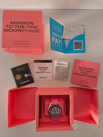 Swatch Omega Mission to the pink Moonphase