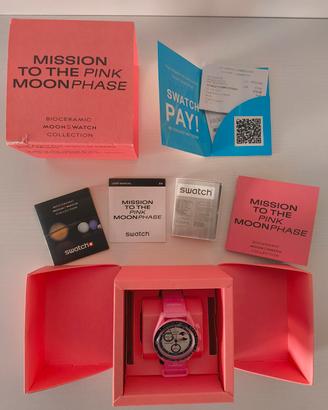 Swatch Omega Mission to the pink Moonphase