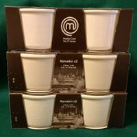 MASTERCHEF 6 ciotole ramekin ceramica da forno