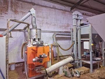 Impianto completo per la produzione di pellet di l