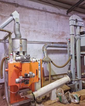 Impianto completo per la produzione di pellet di l