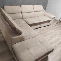 Divano letto con puff