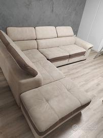 Divano letto con puff