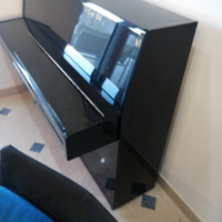 Pianoforte verticale samick nero