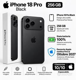 Iphone 18 Pro 256gb  black