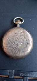 orologio da tasca antico in Argento 800 Remontoir 