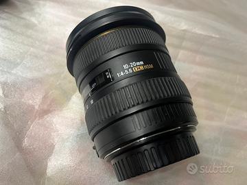 Obiettivo sigma grandangolo 10-20 f4-5.6  dc hsm