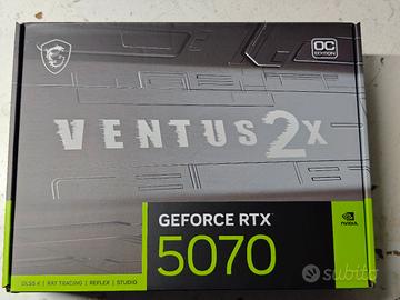 Scatola MSI Geforce RTX 5070 Ventus 2x OC