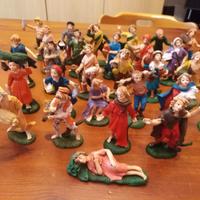 personaggi presepe cm.10-lotto 28 pezzi