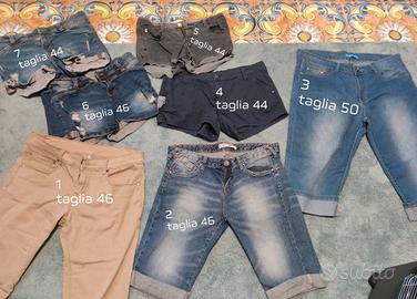 Y2K Jeans pinocchietto e shorts taglie 44-50