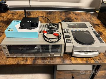 Impianto Technics SU-7 cd Pioneer e Fiio BR13