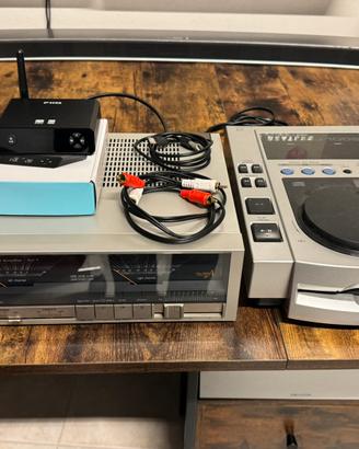 Impianto Technics SU-7 cd Pioneer e Fiio BR13