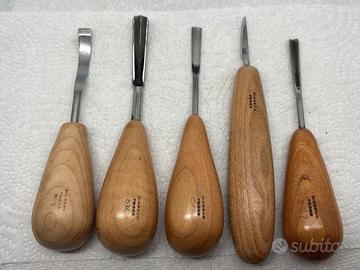 5 scalpelli per la lavorazione del legno