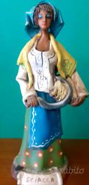 Splendida Contadina In Terracotta Di Sciacca