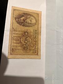 Banconota 5 lire biglietto di stato