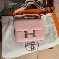 Hermès Constance Micro (14cm) in epsom rosa sakura