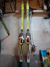 Set sci fondo, scarpe, bastoncini