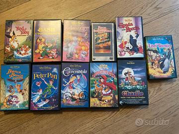 Disney vhs originali anni 80/90