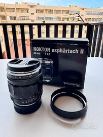 Nokton Aspherical 35 1.2 II con attacco Leica M