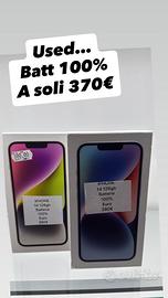 Iphone 14 128gb grado A batteria 100%