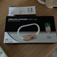 Lampada con ricarica wireless
