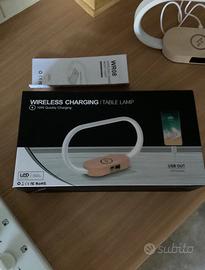 Lampada con ricarica wireless