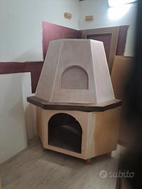 mobile x cucina angolare con cappa angolo in legno