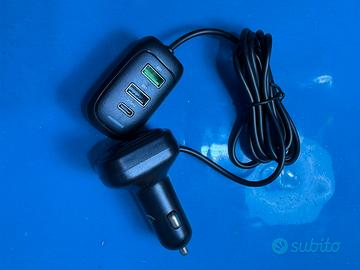 CARICABATTERIA AUTO USB C NUOVO