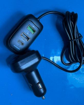 CARICABATTERIA AUTO USB C NUOVO