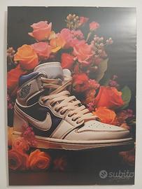 Poster LedMansion - Nike Air Jordan Flower