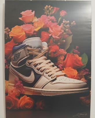 Poster LedMansion - Nike Air Jordan Flower