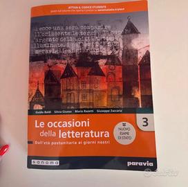 Libro italiano Le occasioni della letteratura 3
