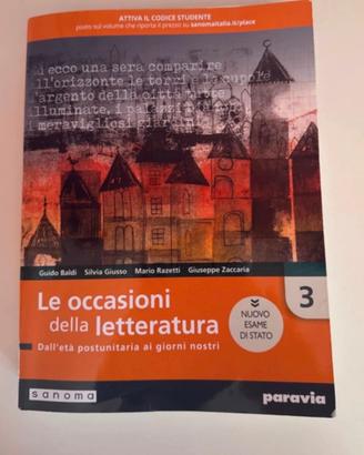 Libro italiano Le occasioni della letteratura 3