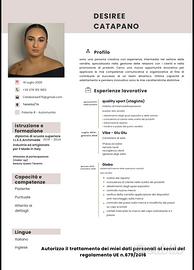 Addetta vendite, cameriera, banconista . ecc