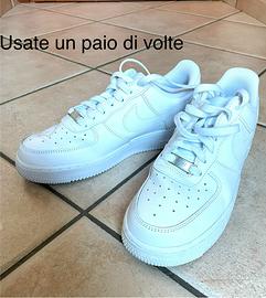 Sneakers basse Nike Air Force 1 '07 bianche tg. 40