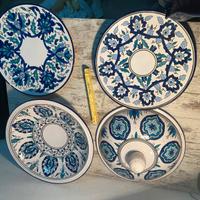 Vaso blu ornamentale