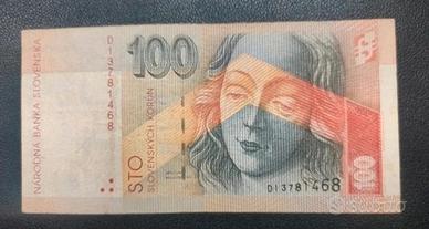 banconota 100 korun Slovacchia 