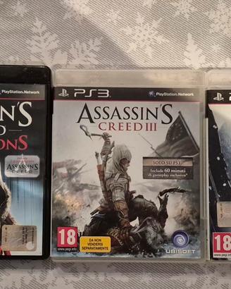 Lotto Assassin's Creed per ps3 