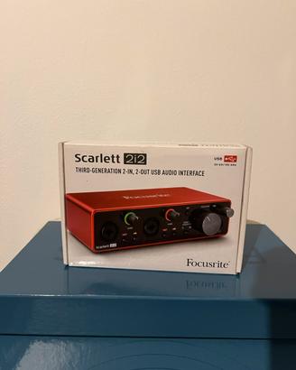 Scheda Audio Scarlett 2i2 3rd Gen by Focusrite