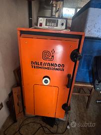 Caldaia a pellet 29 kw d’alessandro termomeccanica