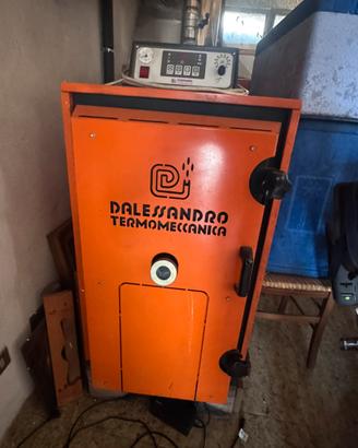 Caldaia a pellet 29 kw d’alessandro termomeccanica
