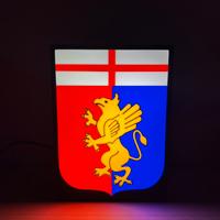 Lampada lightbox calcio logo stemma