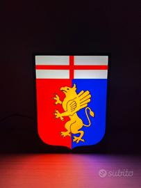 Lampada lightbox calcio logo stemma
