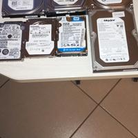 LOTTO DI 7 HDD FORMATTATI E PRONTI ALL'USO