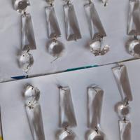 33 GOCCE DI CRISTALLO LAMPADARIO STILE IMPERO