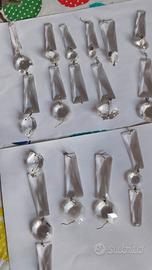 33 GOCCE DI CRISTALLO LAMPADARIO STILE IMPERO