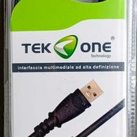 Cavetto da USB-A a mini USB 2.0 mt 1.5