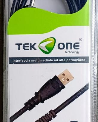 Cavetto da USB-A a mini USB 2.0 mt 1.5
