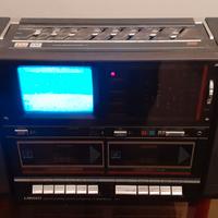 Boombox Larsen radio cassette TV vintage anni 80